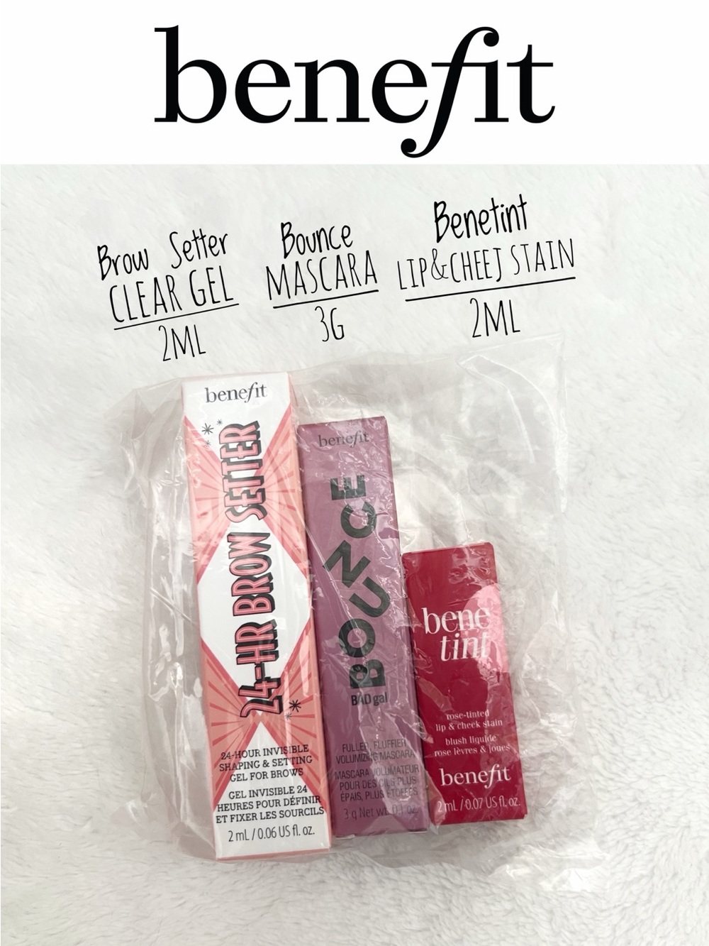 NEW Benefit Mini Set